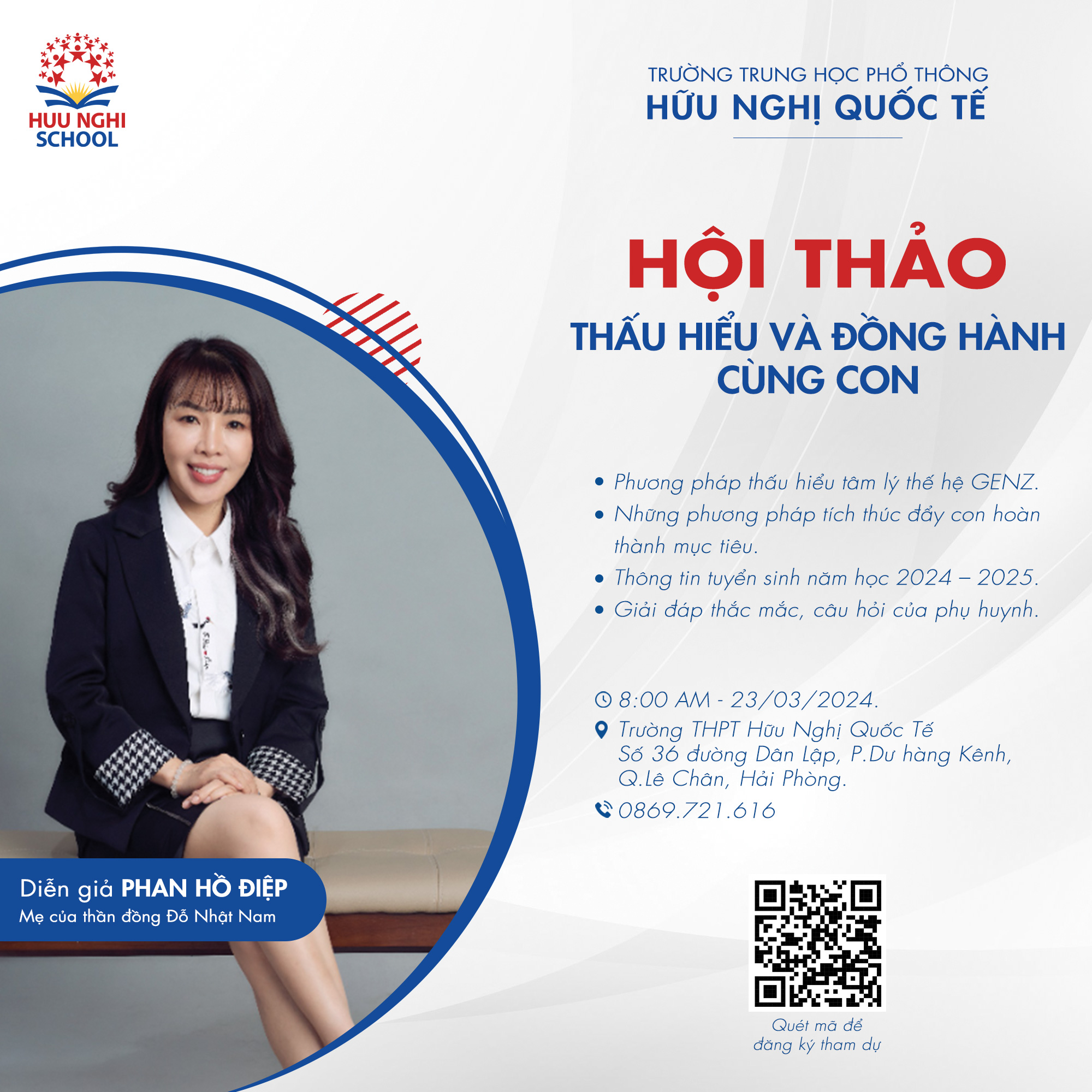 Thấu hiểu và đồng hành cùng con
