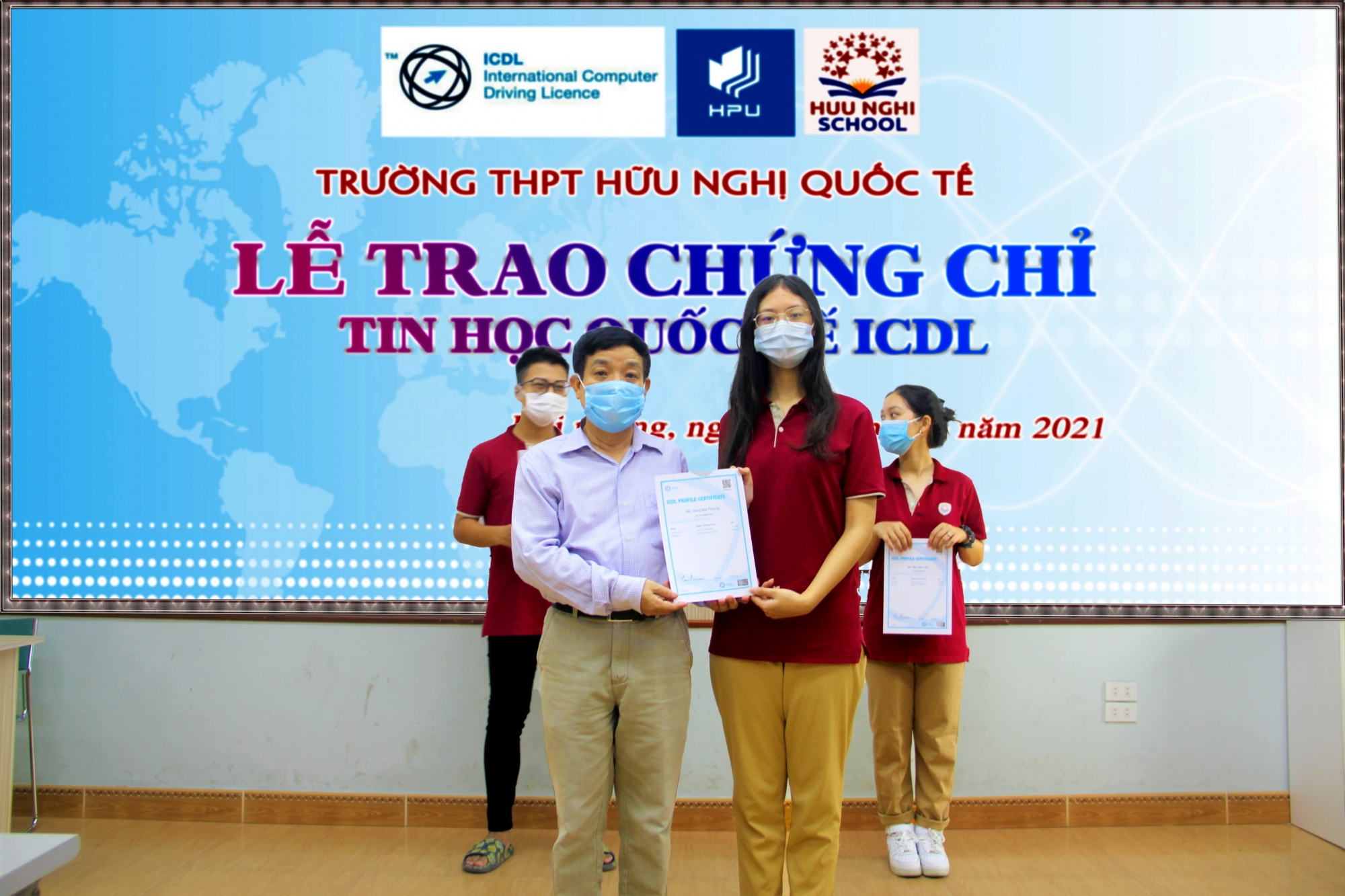 Buổi trao chứng chỉ ICDL có một không hai