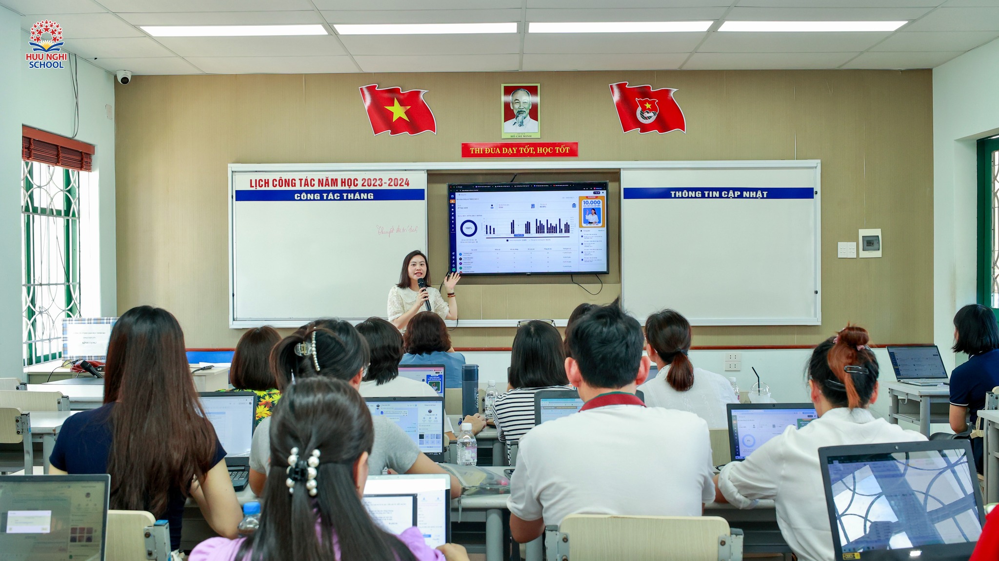 HNS tổ chức chương trình tập huấn “Ứng dụng công nghệ & AI trong dạy học” cho cán bộ, giáo viên