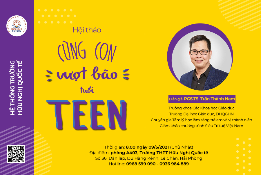 Hội thảo: "Cùng Con vượt bão tuổi Teen"