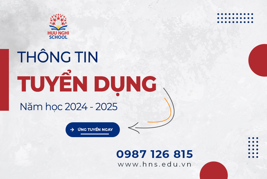 Tuyển dụng nhân sự năm học 2024 - 2025